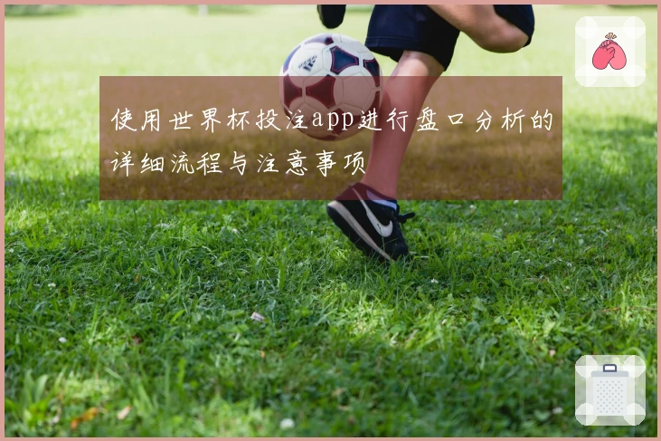 使用世界杯投注app进行盘口分析的详细流程与注意事项