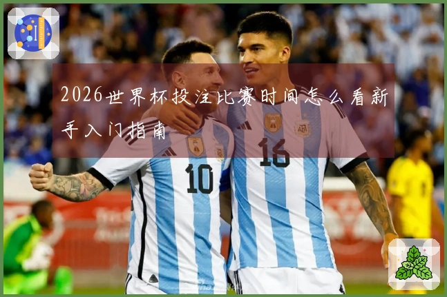 2026世界杯投注比赛时间怎么看新手入门指南